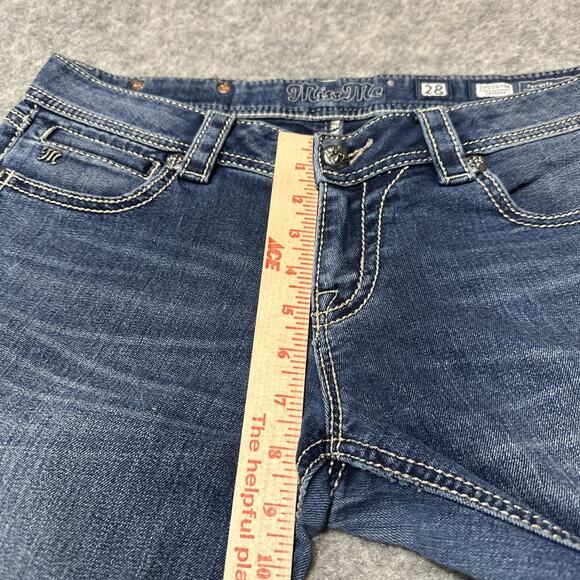 Miss Me Skinny Women's Jeans Size 28 Blue Dark Denim - Picture 3 of 10